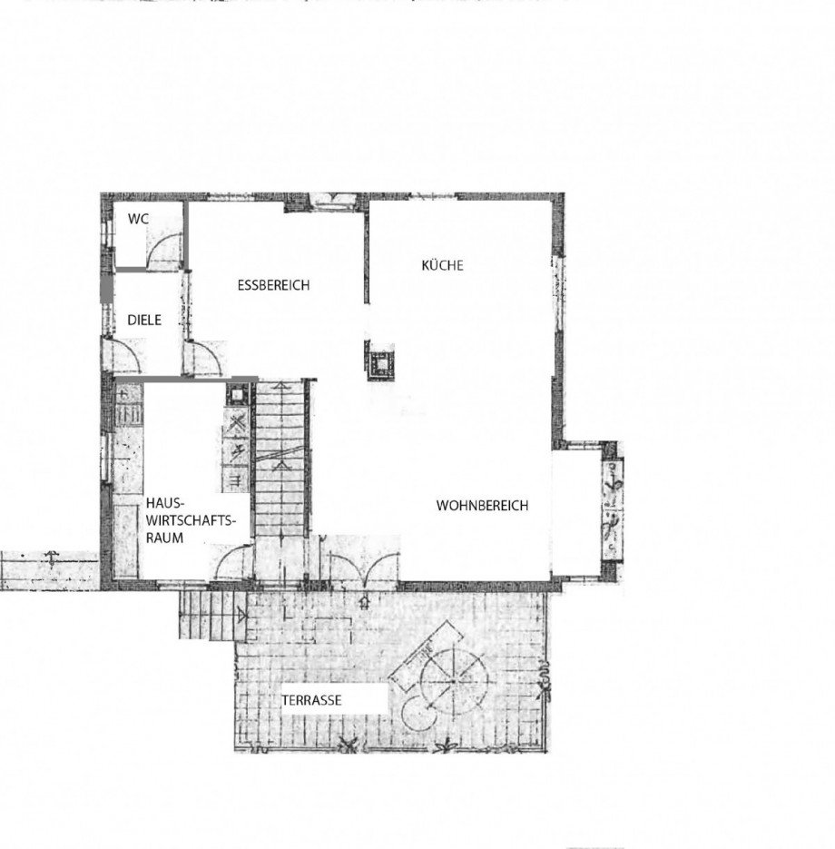 Grundriss EG Einfamilienhaus V�hrenbach