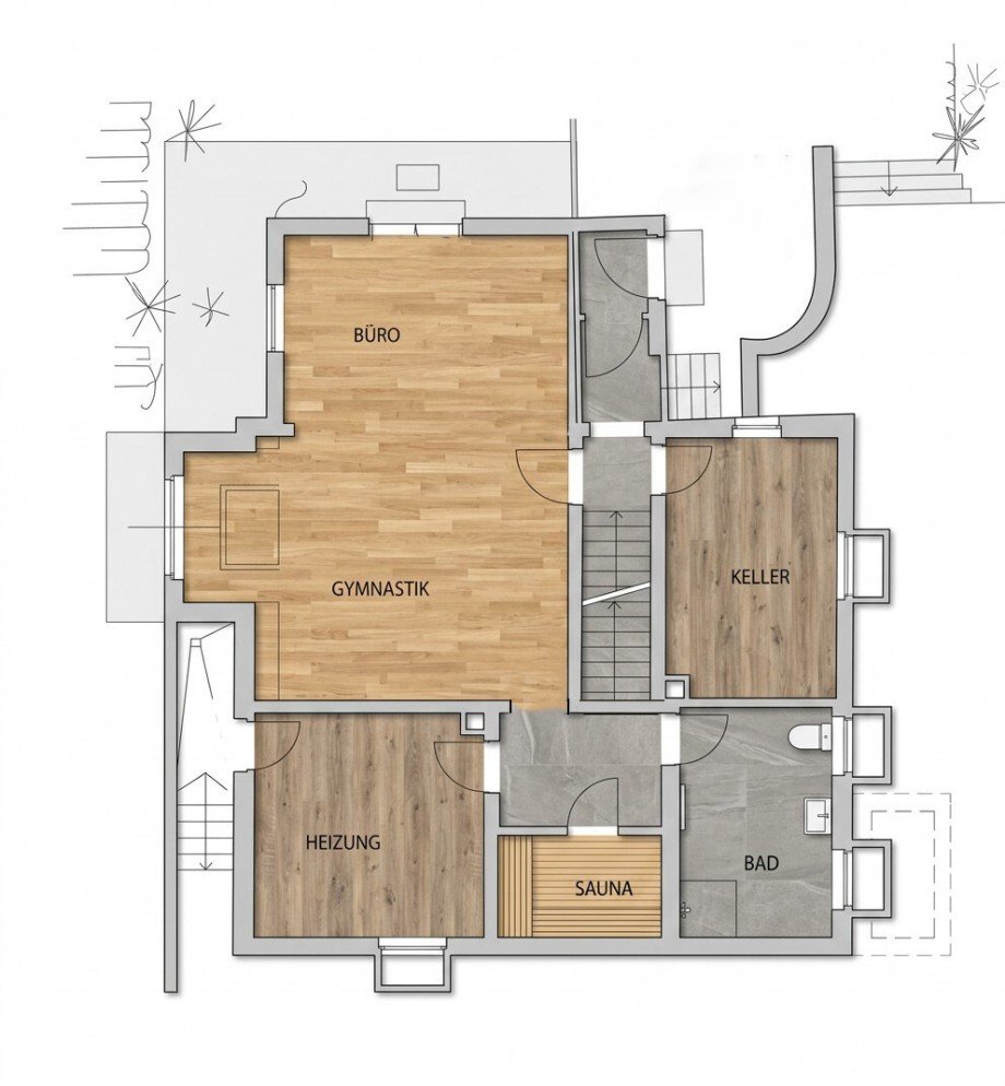 Grundriss UG Einfamilienhaus V�hrenbach
