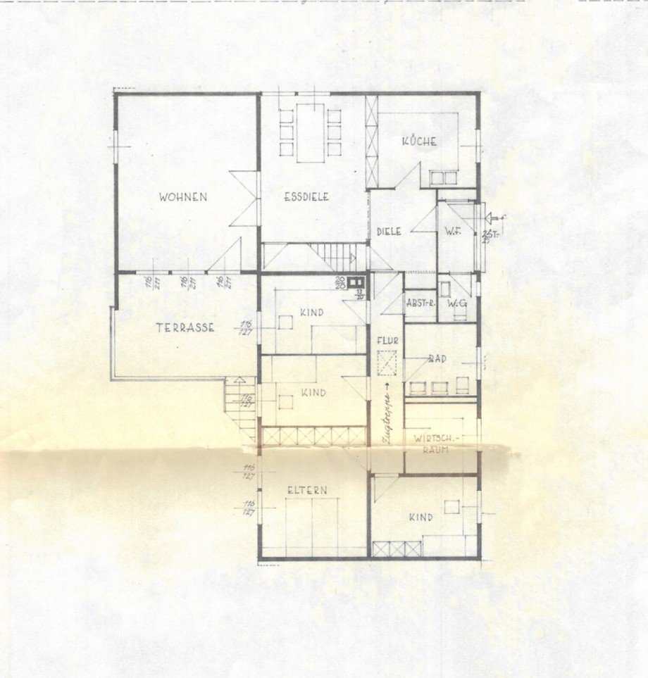 Grundriss Erdgeschoss Einfamilienhaus Schramberg