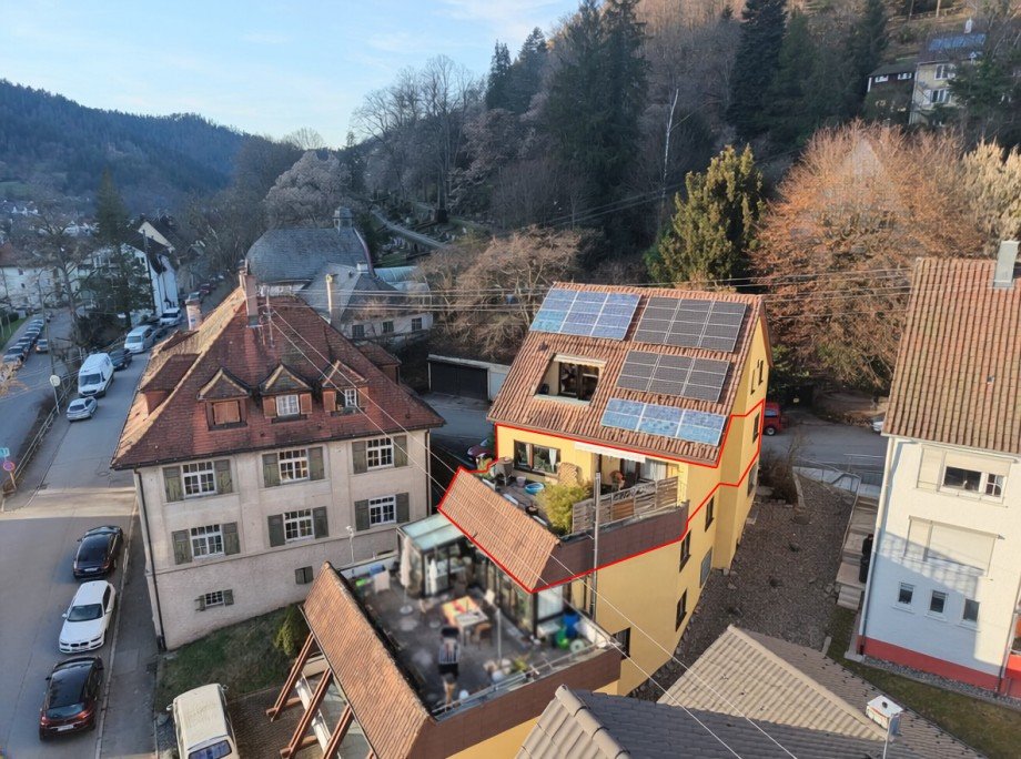 Au�enansicht Etagenwohnung Schramberg