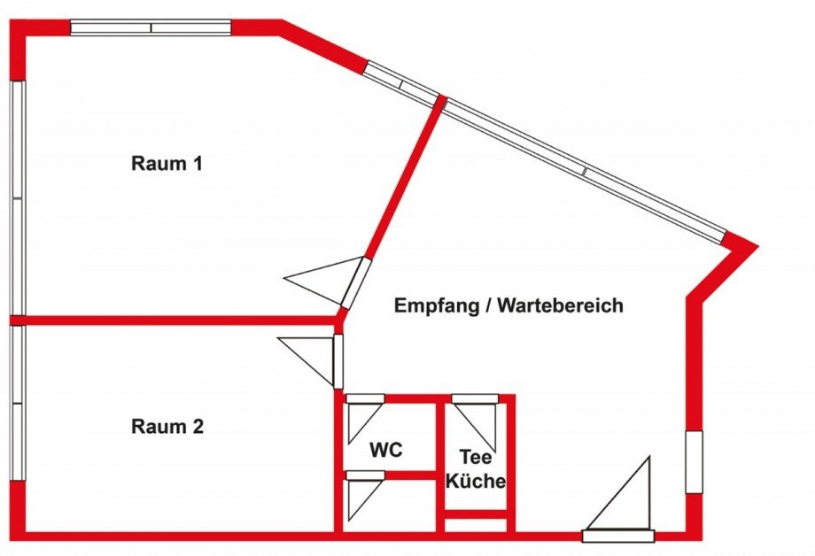 Grundriss B�roeinheit 7 B�rohaus Schramberg