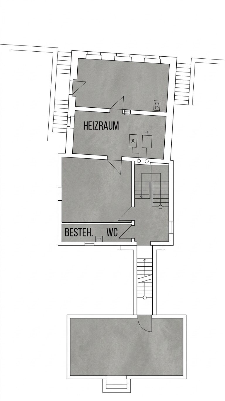 Grundriss UG Zweifamilienhaus Lauterbach
