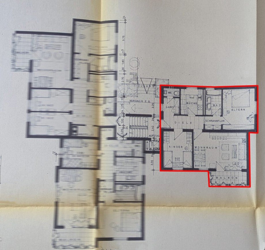 Grundriss Etagenwohnung Schramberg