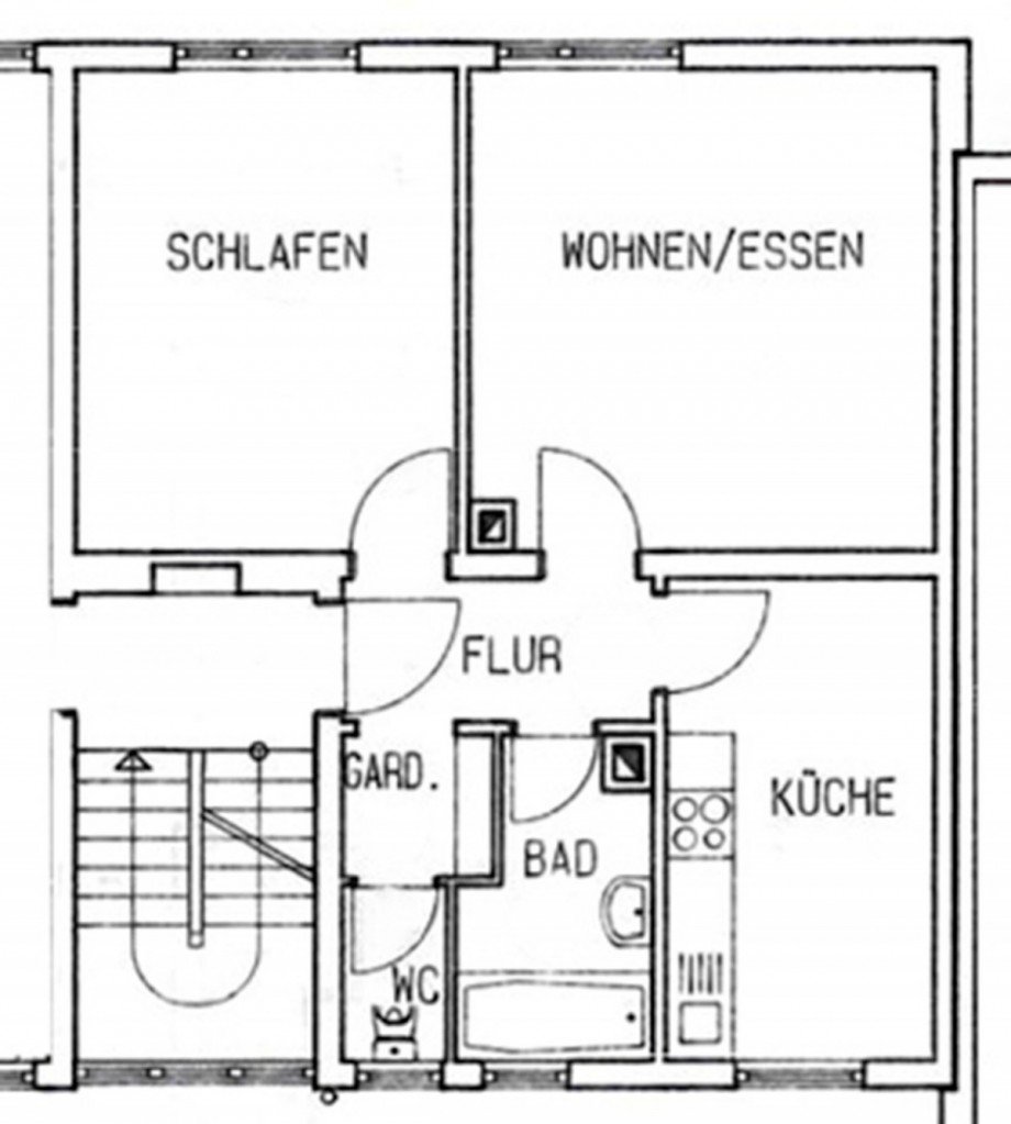 Grundriss Etagenwohnung Schramberg