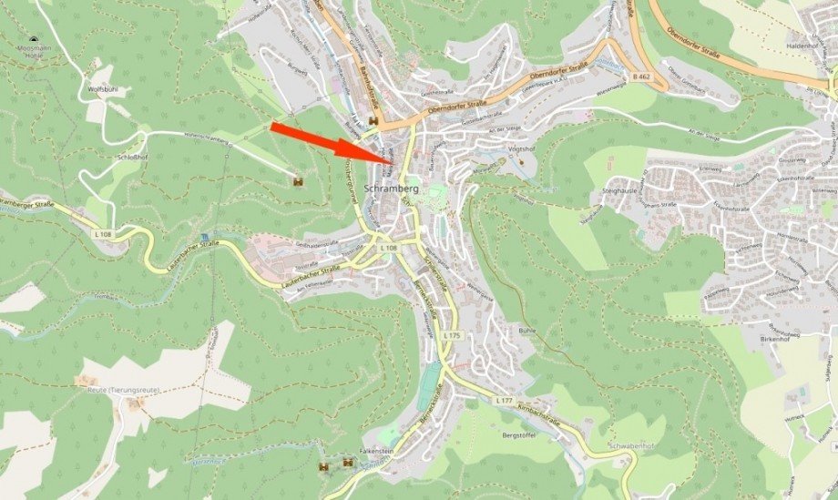 Lage Einfamilienhaus Schramberg