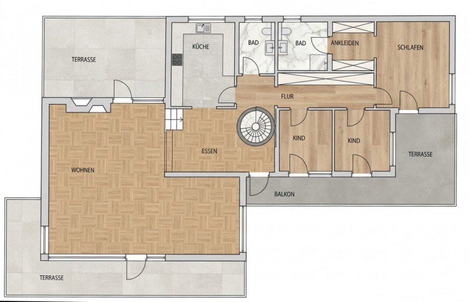Grundriss EG Einfamilienhaus V�hrenbach