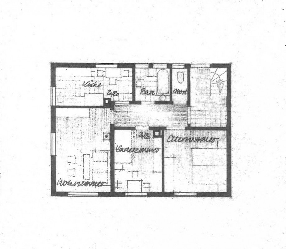 Grundriss EG Zweifamilienhaus Lauterbach