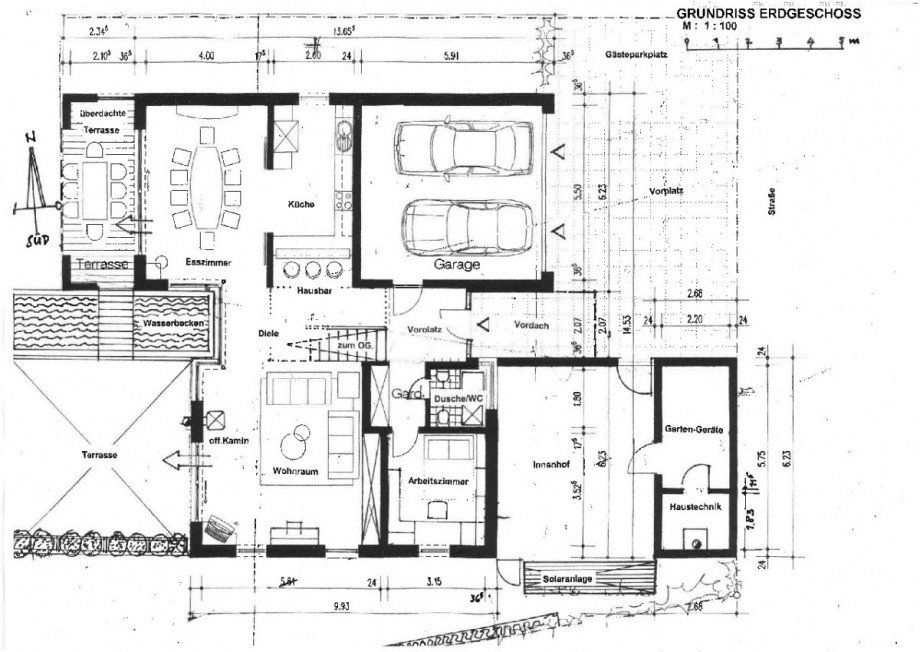 Grundriss EG Einfamilienhaus Schramberg