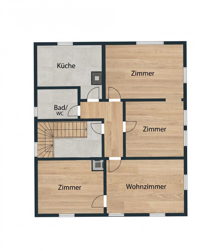 Grundriss OG Mehrfamilienhaus Schramberg