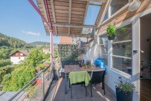 Balkon Sch�ne 6 Zimmer Maisonette Wohnung mit 2 Balkonen in Tennenbronn zu vermieten!