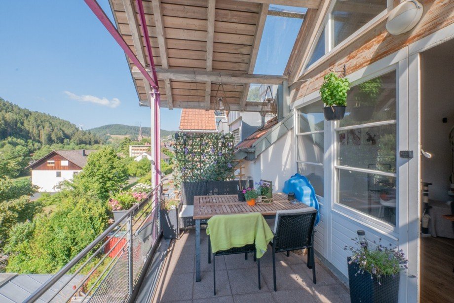 Balkon Maisonettewohnung Tennenbronn