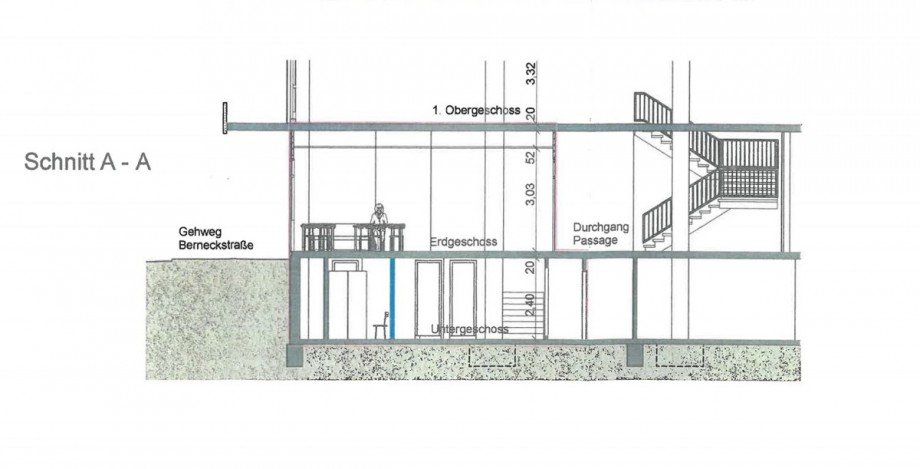 Schnitt Ladenlokal Schramberg