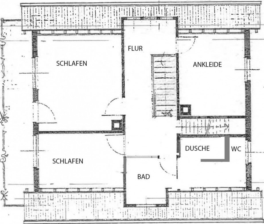 Grundriss DG Einfamilienhaus V�hrenbach