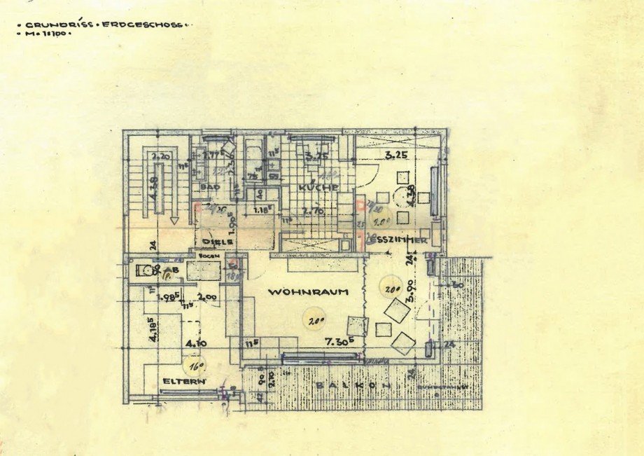 Grundriss Erdgeschoss Einfamilienhaus Lauterbach
