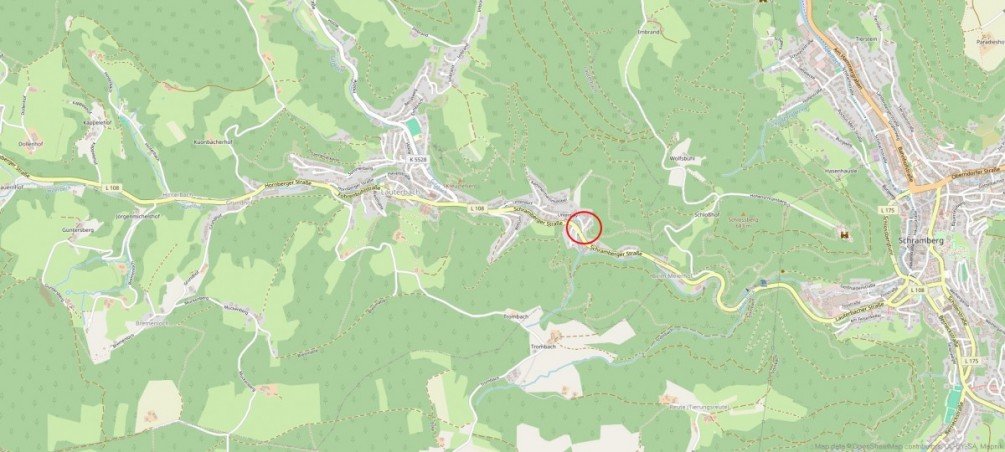 Lage Einfamilienhaus Lauterbach